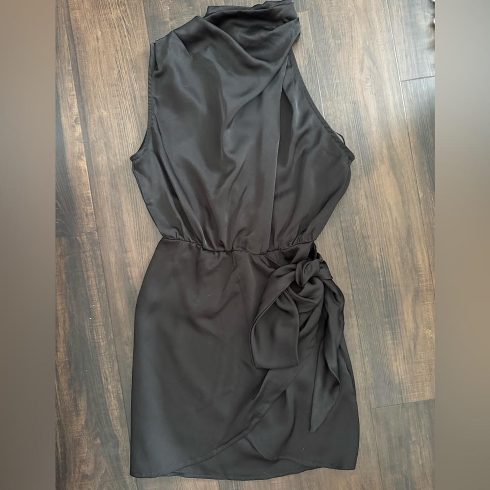 Hello Molly asymmetrical high neck dress